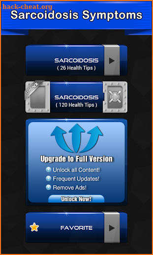 Sarcoidosis Symptoms screenshot