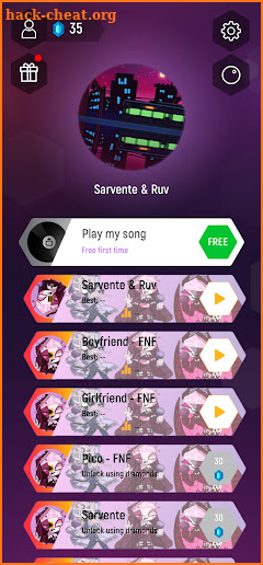 Sarvente & Ruv Tiles Hop Music screenshot