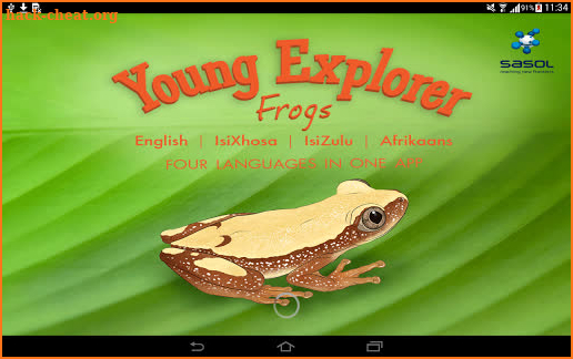 Sasol Young Explorer – Frogs screenshot