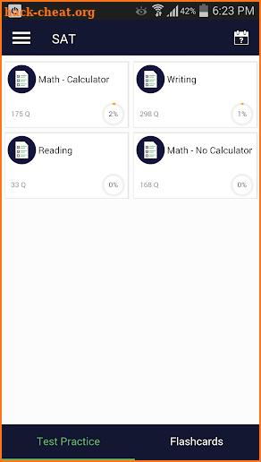 SAT Test Pro 2018 screenshot