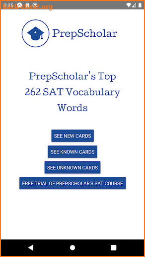 SAT Vocabulary Flashcards by PrepScholar screenshot