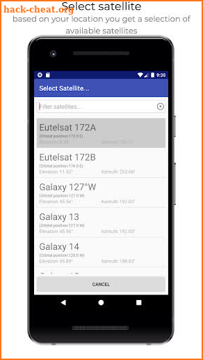 Satellite Finder (Dish Aligner) screenshot
