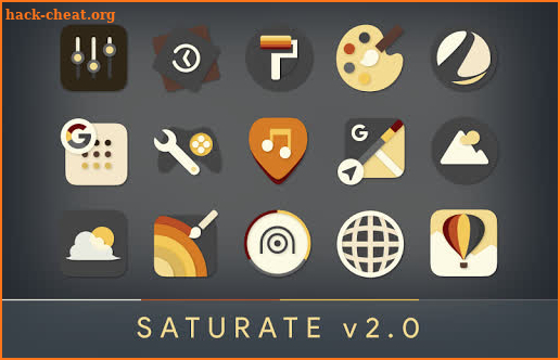 Saturate - Free Icon Pack screenshot