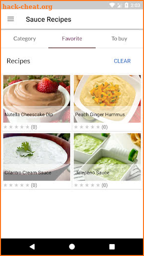 Sauce Recipes screenshot