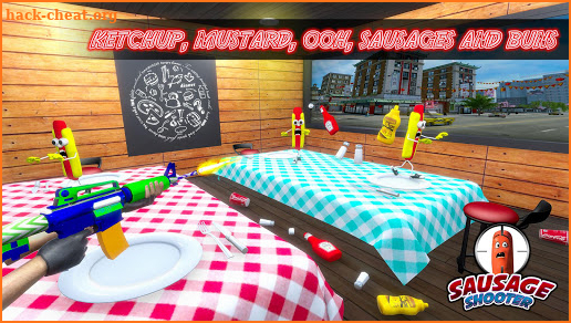 Sausage Shooter Gun Game – Shooting Games for Free screenshot