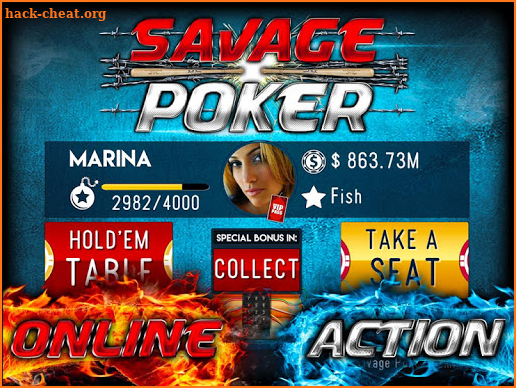 Savage Poker screenshot