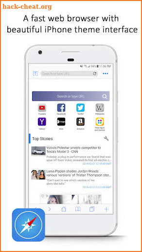 Savannah Browser screenshot