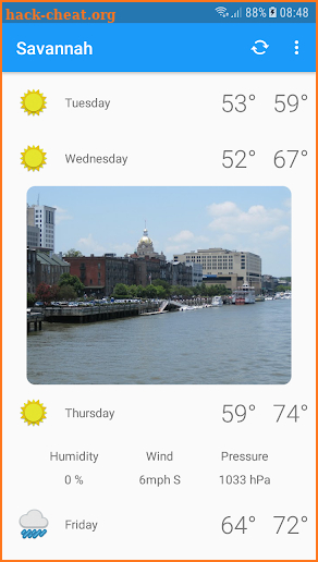 Savannah, GA - weather and more screenshot