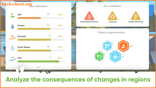 Save Earth.Offline ecology strategy learning game screenshot