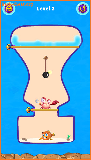 Save The Fish - Pull Pin Puzzle screenshot