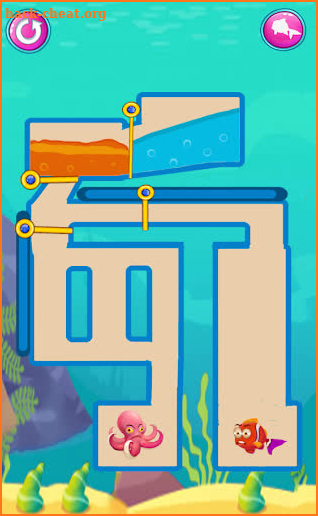 Save the fish  - Pull The Pin & Water Puzzle screenshot