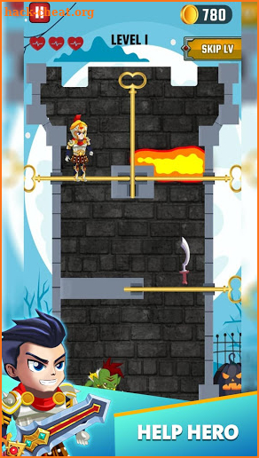 Save the girl - pull the pin rescue puzzles screenshot