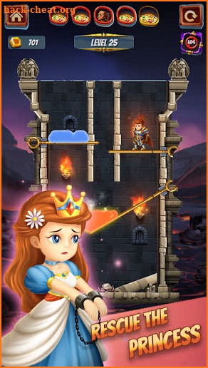 Save the Princess - Pin Pull & Rescue Game screenshot