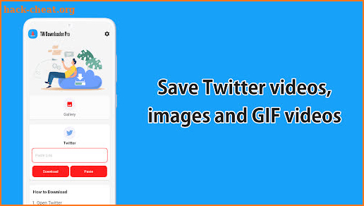 Save Twitter Video Pro screenshot