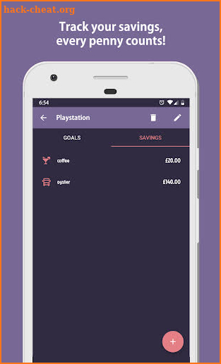 SavePal: Savings and goals tracker screenshot