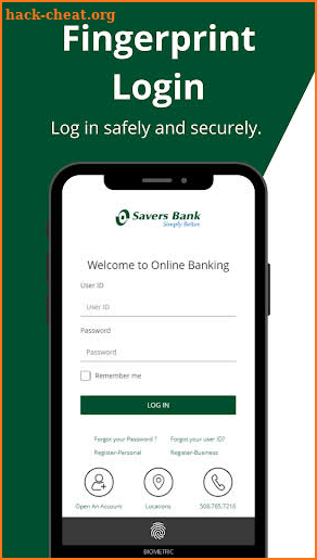 Savers Bank Mobile Banking screenshot