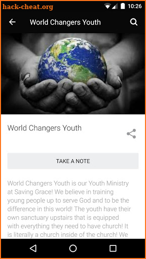 Saving Grace Ministries screenshot