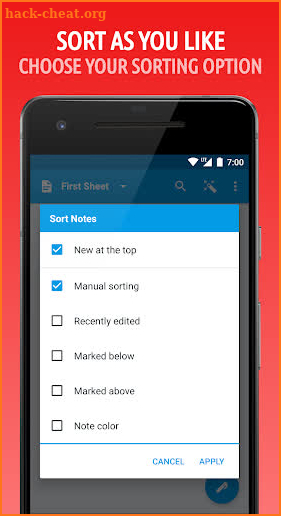 Saving Notes - Notepad screenshot