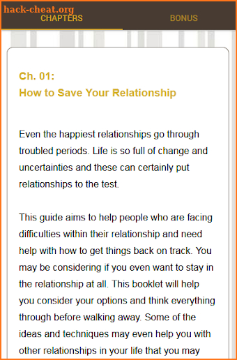 Saving Your Relationship screenshot