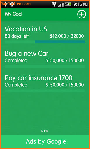 Savings Track screenshot