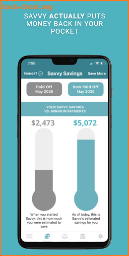Savvy Debt Payoff Planner screenshot