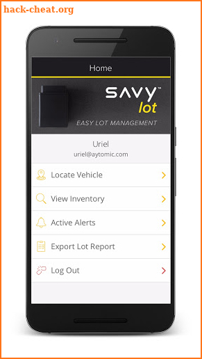 SAVY™ Lot screenshot