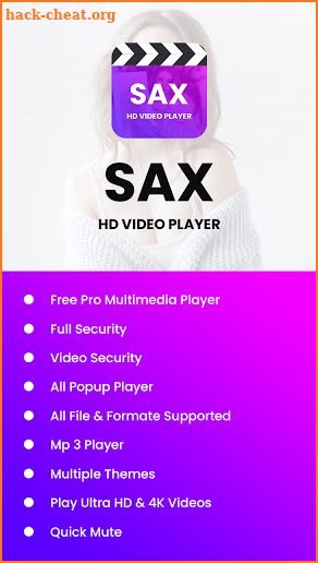 SAX Video Player - All Format Support HD Player screenshot