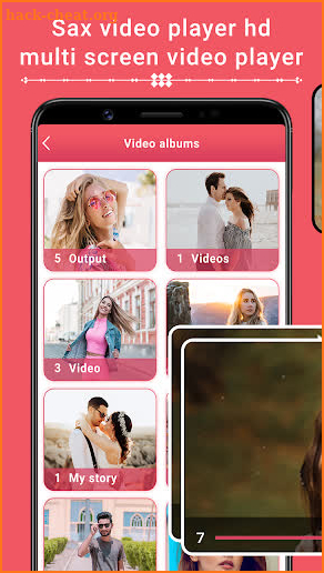 SAX Video Player : HD Multi Screen Video Player screenshot