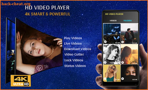 Sax video player : MP4 Videos Cutter screenshot