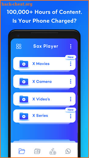 SAX X Player - All Format HD Video Player 2020 screenshot