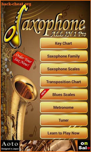 Saxophone All-in-one-pro screenshot
