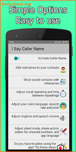 Say Caller Name - Hands Free 2021 screenshot