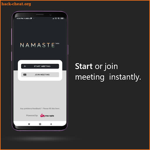 SAY NAMASTE Video Conferencing screenshot