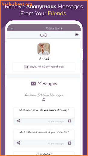 SayOut - Anonymous Messages screenshot