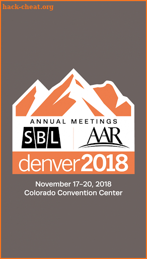 SBL & AAR 2018 Annual Meetings screenshot