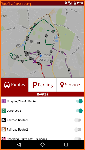 SBU Smart Transit screenshot