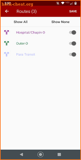 SBU Transit screenshot