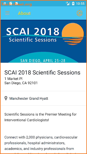 SCAI 2018 Scientific Sessions screenshot