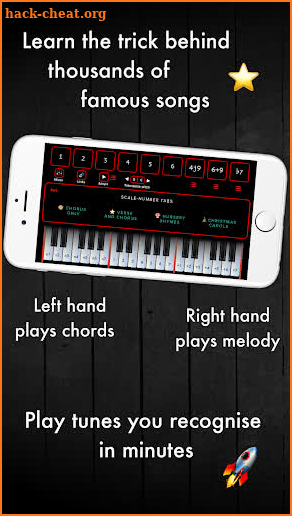 Scale Numbers - Pop Music Piano screenshot
