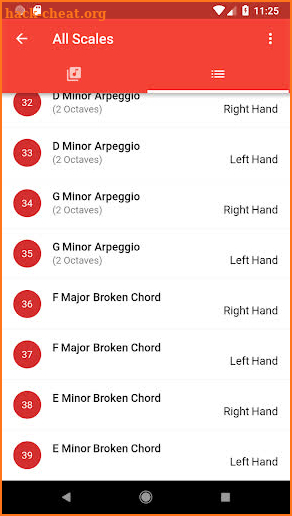 Scale Shuffle ABRSM Piano Scale Flashcards Grade 2 screenshot
