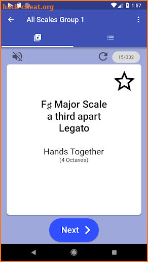 Scale Shuffle ABRSM Piano Scale Flashcards Grade 7 screenshot