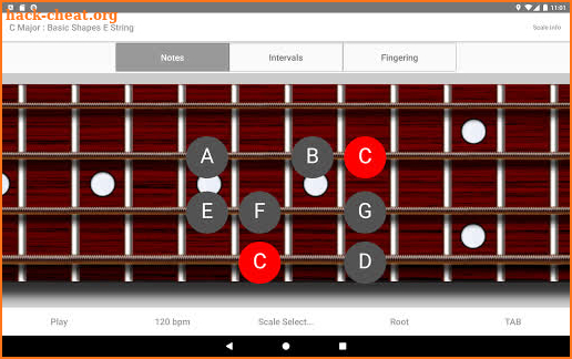 Scales for Bass Guitar screenshot