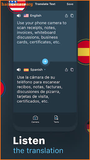 Scan, Extract Text & Translate screenshot
