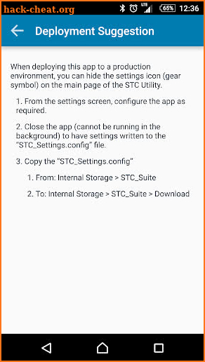 Scan-To-Connect (STC) Utility screenshot