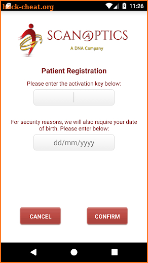 Scanaptics Patient Access screenshot