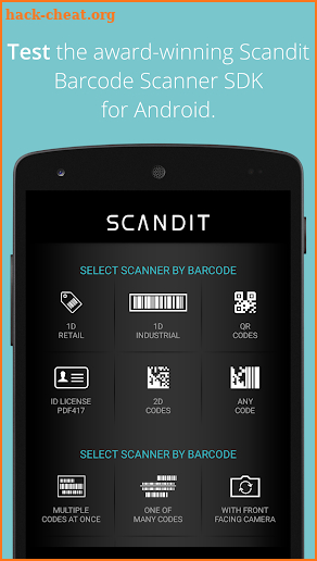 Scandit Barcode Scanner Demo screenshot