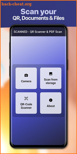 SCANNED - QR Scanner & PDF Scan screenshot