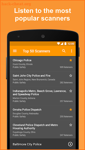 Scanner Radio - Fire and Police Scanner screenshot