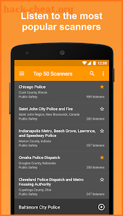 Scanner Radio Pro: Police, Fire, and Air Traffic screenshot