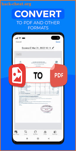 Scanner Z -  PDF Documents screenshot